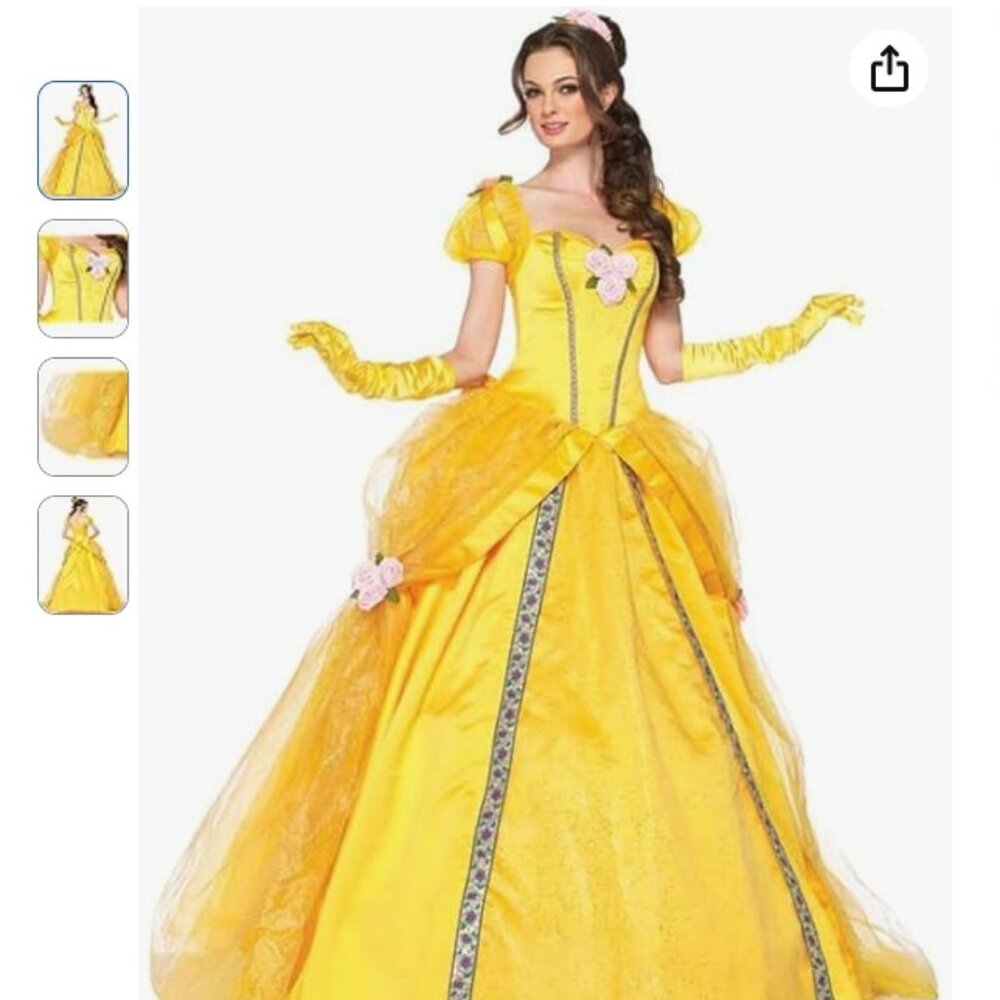 Disney by Leg Avenue Limited Edition Deluxe Belle Costume Size Large (12 - 14)